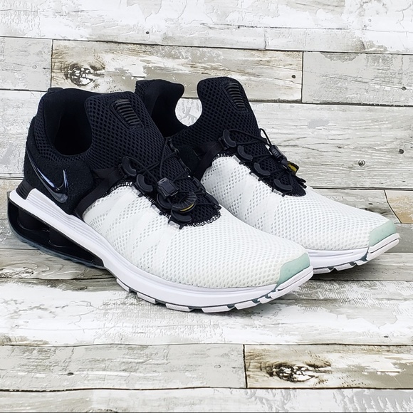 Nike Shox Gravity Mens Running Shoes Black/White - Picture 5 of 8